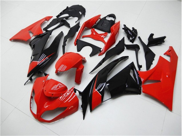 Rot Schwarz ZX6R 09-12 Verkleidungen Rot Schwarz ZX6R 09-12 Verkleidungen