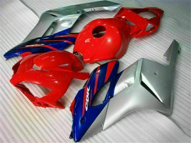 Rot Silber Blau CBR 1000 RR 04-05 Verkleidungen Rot Silber Blau CBR 1000 RR 04-05 Verkleidungen