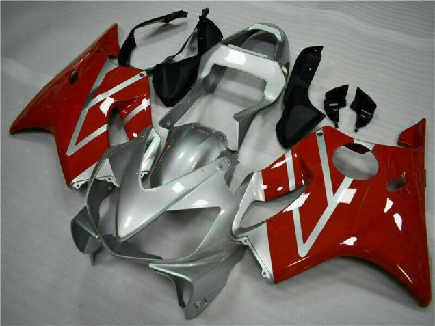 Rot Silber CBR 600 F4i 01-03 Vollverkleidung