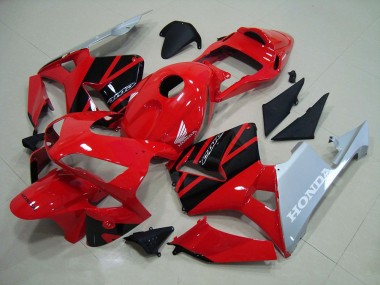 Rot Silber CBR 600 RR 03-04 Verkleidungen