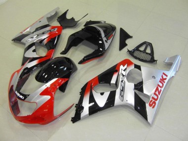 Rot Silber GSXR 1000 K1 00-02 Verkleidungen