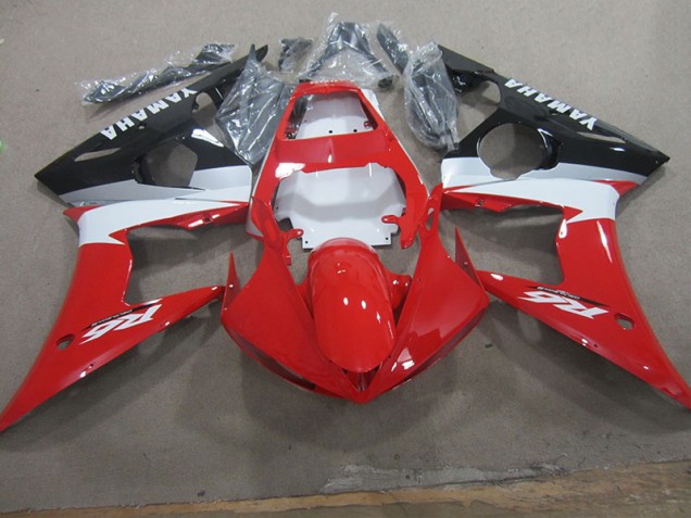 Rot Weiß Aufkleber R6 03-05 Verkleidungen Rot Weiß Aufkleber R6 03-05 Verkleidungen