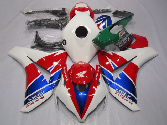 Rot Weiß Blau CBR 1000 RR 08-11 Verkleidung Rot Weiß Blau CBR 1000 RR 08-11 Verkleidung