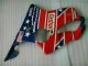 Rot Weiß Blau Castrol Cycle World CBR 600 F4i 01-03 Verkleidungen