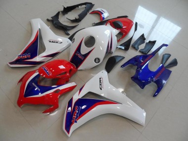 Rot Weiß Blau HRC CBR 1000 RR 08-11 Verkleidungen