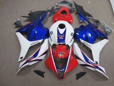 Rot Weiß Blau HRC CBR 600 RR 09-12 Verkleidung