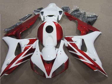 Rot Weiß CBR 1000 RR 06-07 Verkleidung