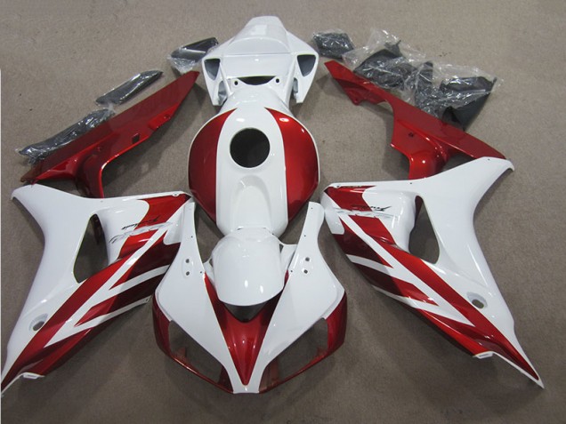 Rot Weiß CBR 1000 RR 06-07 Verkleidung