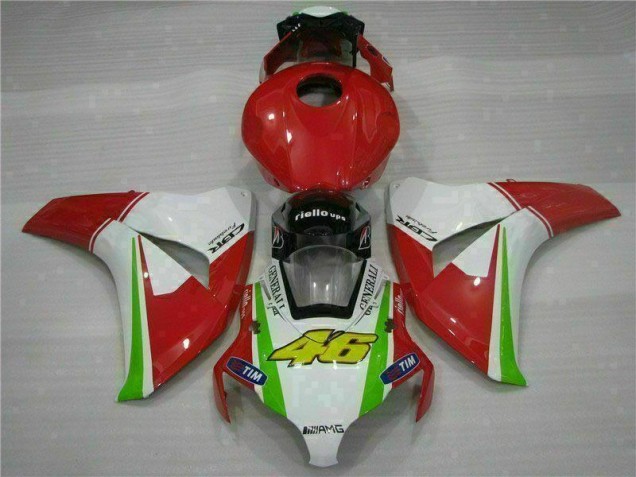 Rot Weiß CBR 1000 RR 08-11 Verkleidung Rot Weiß CBR 1000 RR 08-11 Verkleidung