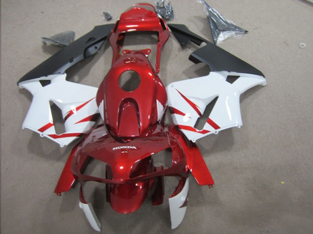 Rot Weiß CBR 600 RR 03-04 Vollverkleidung