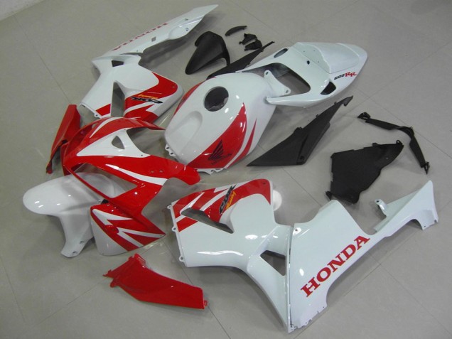 Rot Weiß CBR 600 RR 05-06 Verkleidung Rot Weiß CBR 600 RR 05-06 Verkleidung