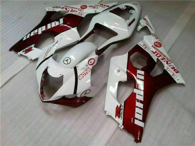 Rot Weiß GSXR 1000 K3 03-04 Verkleidung
