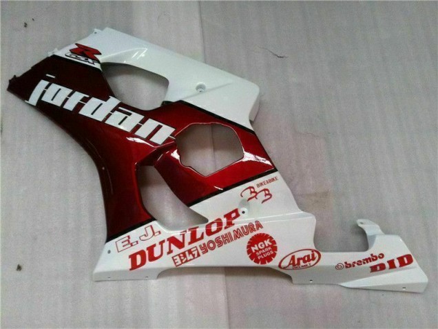 Rot Weiß GSXR 1000 K3 03-04 Verkleidung