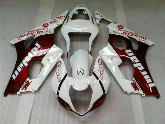 Rot Weiß GSXR 1000 K3 03-04 Verkleidung