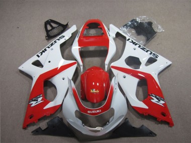 Rot Weiß GSXR 1000 K3 03-04 Verkleidungen