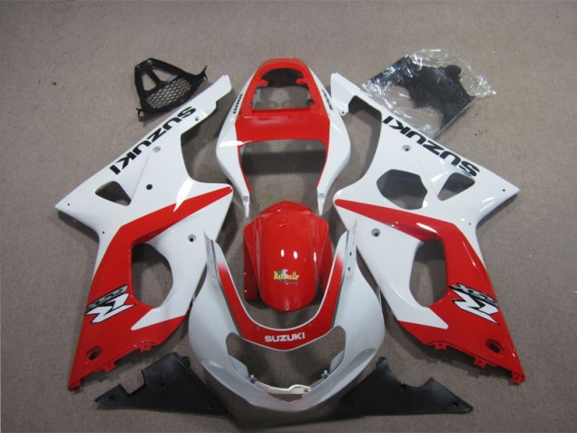 Rot Weiß GSXR 1000 K3 03-04 Verkleidungen