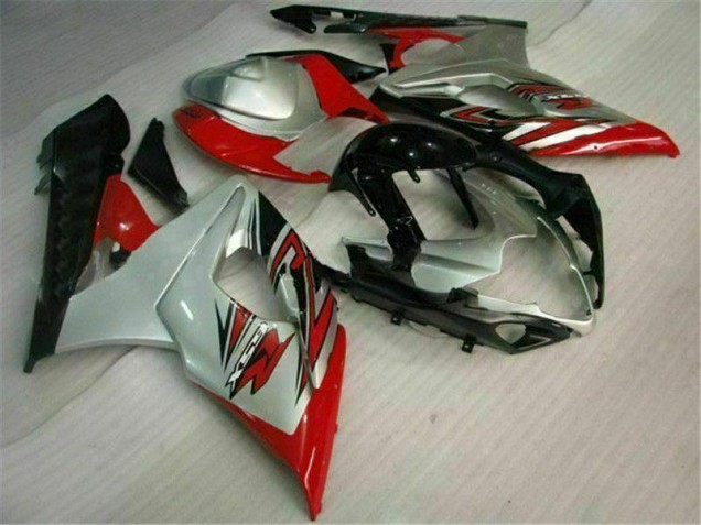 Rot Weiß GSXR 1000 K5 05-06 Vollverkleidung Rot Weiß GSXR 1000 K5 05-06 Vollverkleidung