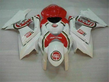 Rot Weiß GSXR 1000 K7 07-08 Verkleidungen