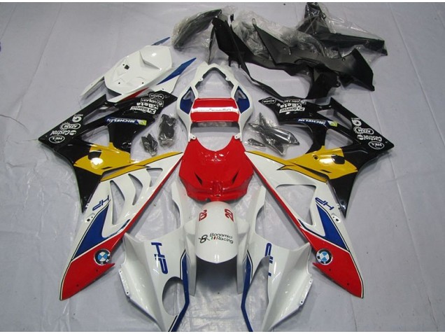 Rot Weiß Gelb S1000RR 09-14 Verkleidungen