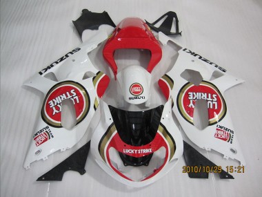 Rot Weiß Lucky Strike GSXR 600 K1 K2 K3 01-03 Verkleidungen