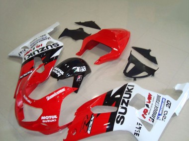 Rot Weiß Motul GSXR 750 K1 K2 K3 01-03 Verkleidungen