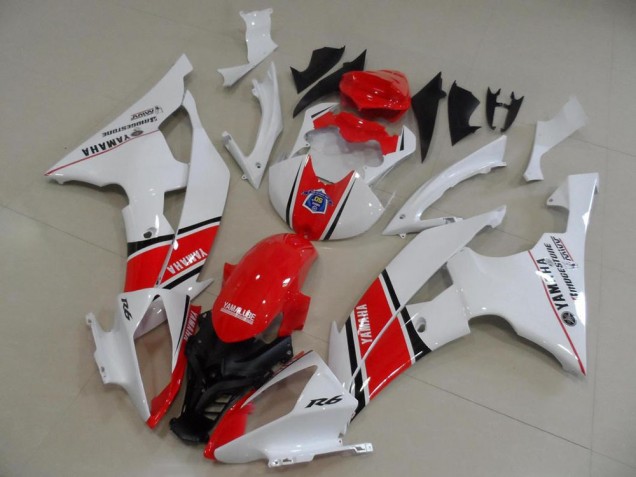 Rot Weiß OEM Stil R6 08-16 Verkleidungen