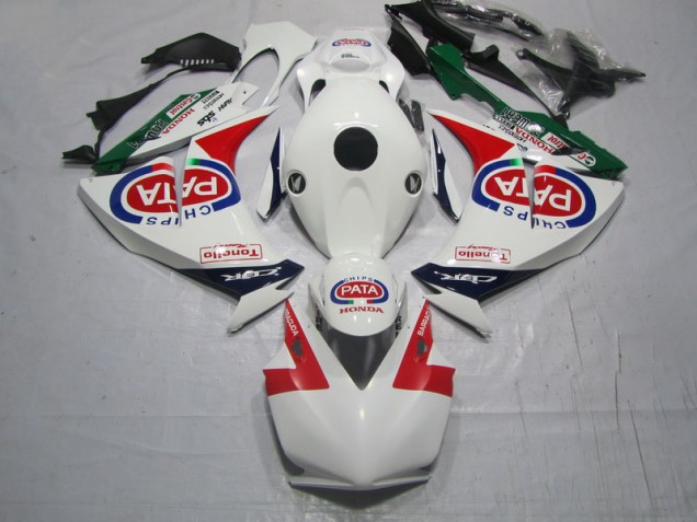 Rot Weiß PATA CBR 1000 RR 12-16 Verkleidungen Rot Weiß PATA CBR 1000 RR 12-16 Verkleidungen