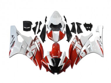 Rot Weiß R6 06-07 Verkleidungen Komplett Sets