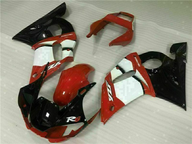 Rot Weiß R6 98-02 Verkleidungen Rot Weiß R6 98-02 Verkleidungen