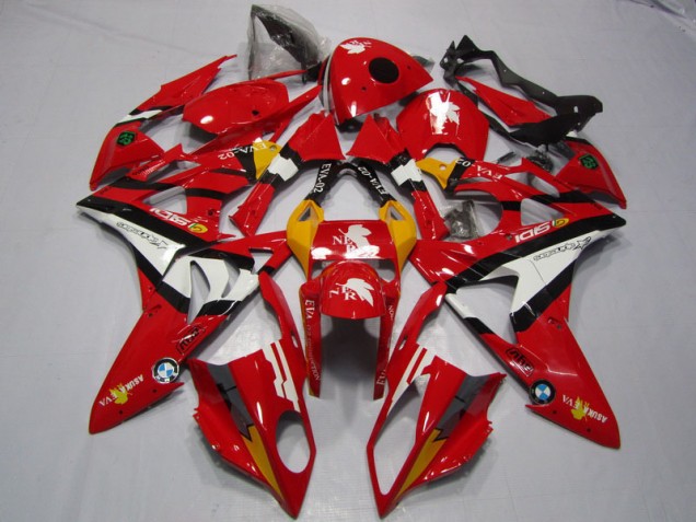 Rot Weiß S1000RR 09-14 Verkleidungen Rot Weiß S1000RR 09-14 Verkleidungen