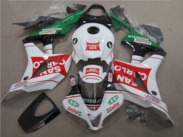 Rot Weiß San Carlo CBR 600 RR 07-08 Verkleidungen Rot Weiß San Carlo CBR 600 RR 07-08 Verkleidungen