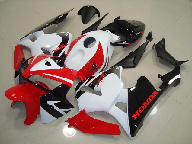 Rot Weiß Schwarz CBR 600 RR 05-06 Verkleidung
