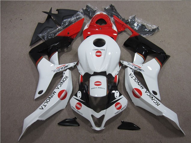 Rot Weiß Schwarz Konica Minolta CBR 600 RR 07-08 Verkleidungen Rot Weiß Schwarz Konica Minolta CBR 600 RR 07-08 Verkleidungen
