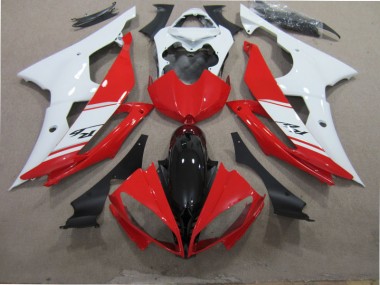 Rot Weiß Schwarz R6 08-16 Verkleidungen