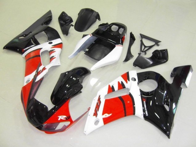 Rot Weiß Schwarz R6 98-02 Verkleidung Rot Weiß Schwarz R6 98-02 Verkleidung