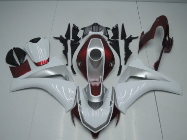 Rot Weiß Und Silber CBR 1000 RR 08-11 Verkleidungen