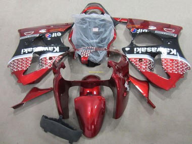 Rot ZX6R 00-02 Vollverkleidung