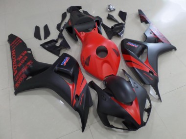 Rot und Matt Schwarz CBR 1000 RR 06-07 Verkleidungen