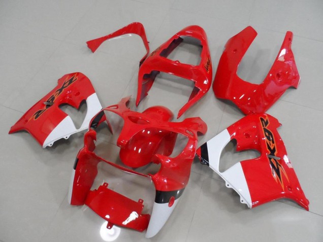 Rot und Weiß ZX9R 00-01 Verkleidungen