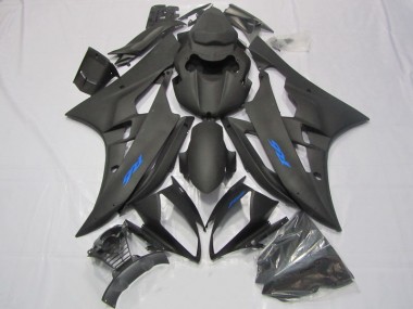 Schwarz Blau Aufkleber R6 06-07 Verkleidungen