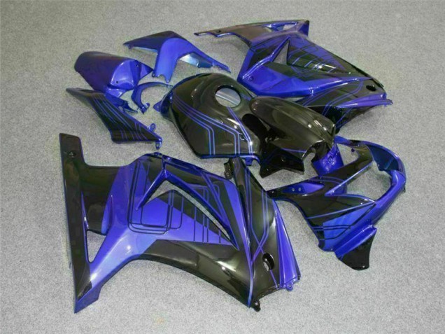 Schwarz Blau EX250 08-12 Verkleidung Schwarz Blau EX250 08-12 Verkleidung