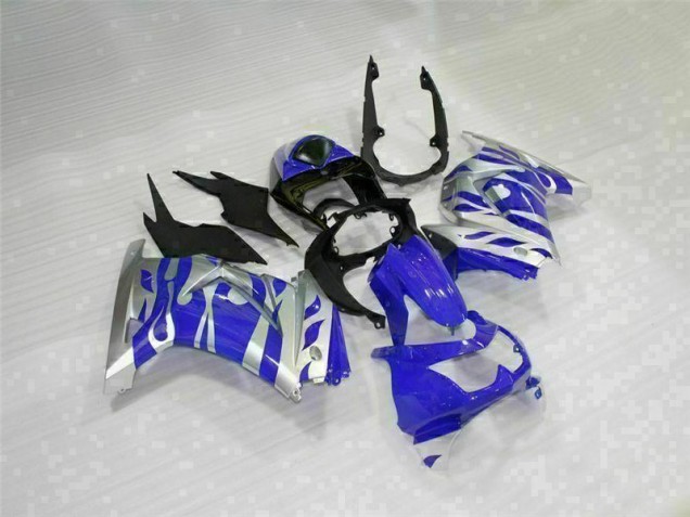 Schwarz Blau EX250 08-12 Verkleidungen