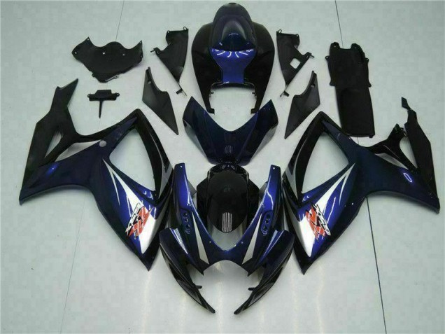 Schwarz Blau GSXR 600 / 750 K6 06-07 Verkleidung Schwarz Blau GSXR 600 / 750 K6 06-07 Verkleidung