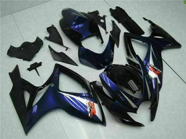 Schwarz Blau GSXR 600 / 750 K6 06-07 Vollverkleidung Schwarz Blau GSXR 600 / 750 K6 06-07 Vollverkleidung