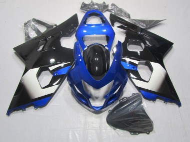Schwarz Blau GSXR 600 K4 04-05 Verkleidungen