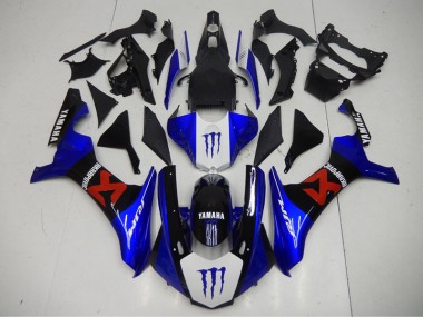 Schwarz Blau R1 15-19 Vollverkleidung