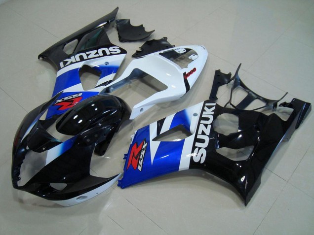 Schwarz Blau Weiß GSXR 1000 K3 03-04 Verkleidungen Schwarz Blau Weiß GSXR 1000 K3 03-04 Verkleidungen