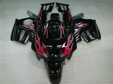 Schwarz CBR 600 F3 95-98 Vollverkleidung