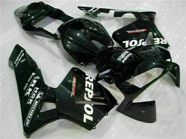Schwarz CBR 600 RR 03-04 Motorrad Verkleidungen Schwarz CBR 600 RR 03-04 Motorrad Verkleidungen