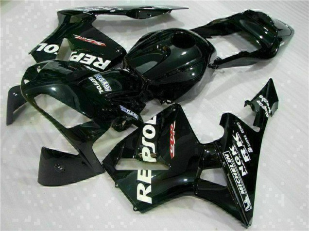 Schwarz CBR 600 RR 03-04 Motorrad Verkleidungen Schwarz CBR 600 RR 03-04 Motorrad Verkleidungen